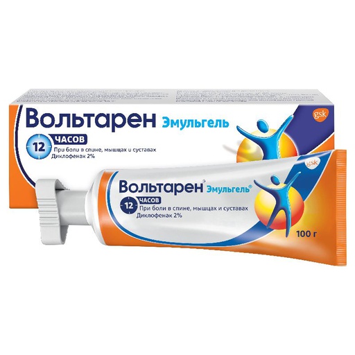 Вольтарен эмульгель 2%-100гр гель GlaxoSmithKline