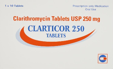 Клартикор 250мг №10 бүрхүүлтнй шахмал Саба трэйд