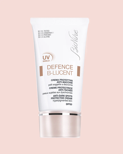 BioNike Defence B-Lucent anti-dark spots protective cream hyperpigmented skin SPF 50