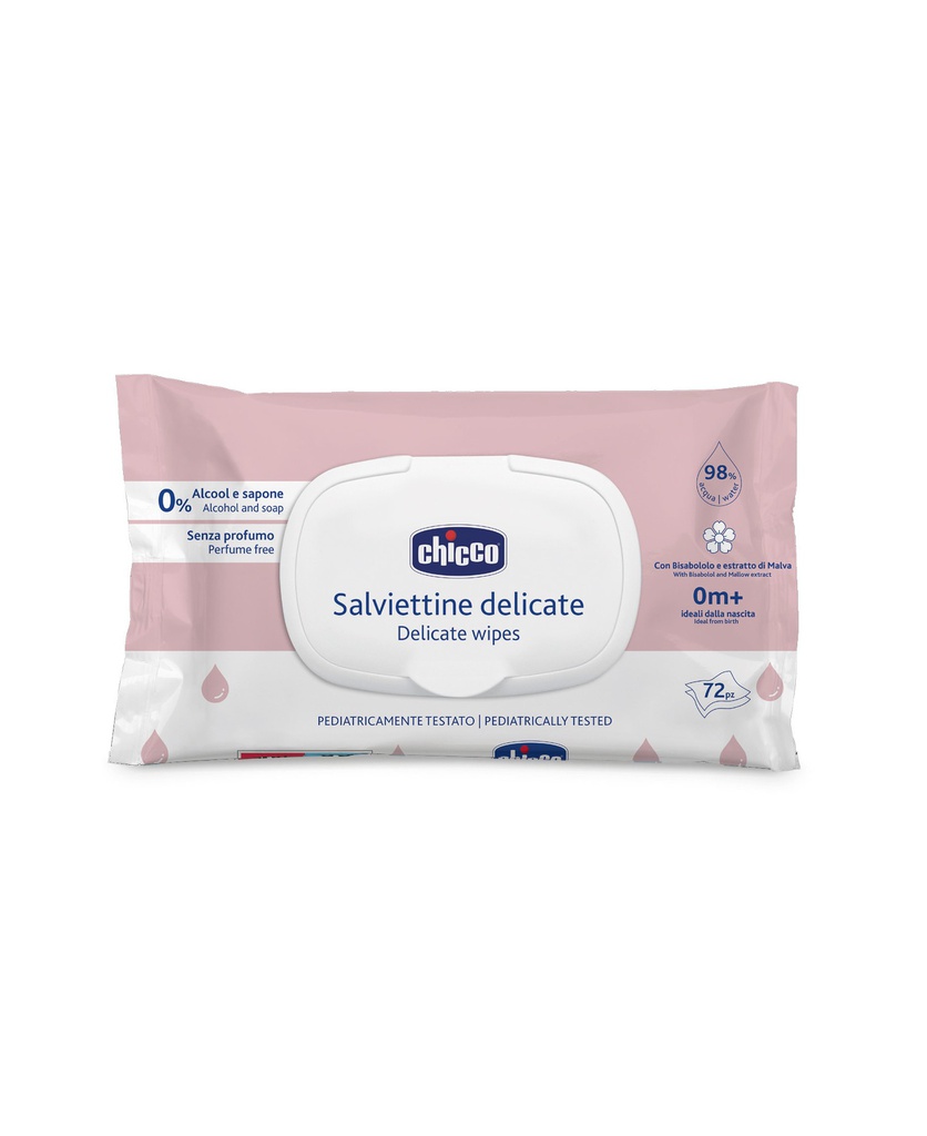 Chicco New Нойтон сальфетка №72 давхар тагтай Delicate