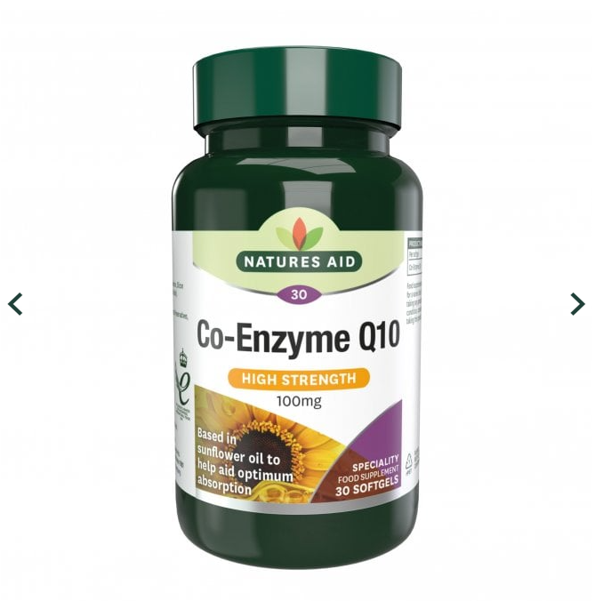Коэнзим Q10 Natures aid №30 Цахиур төмөр